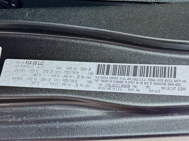 2018 Jeep Wrangler JK Unlimited Sahara