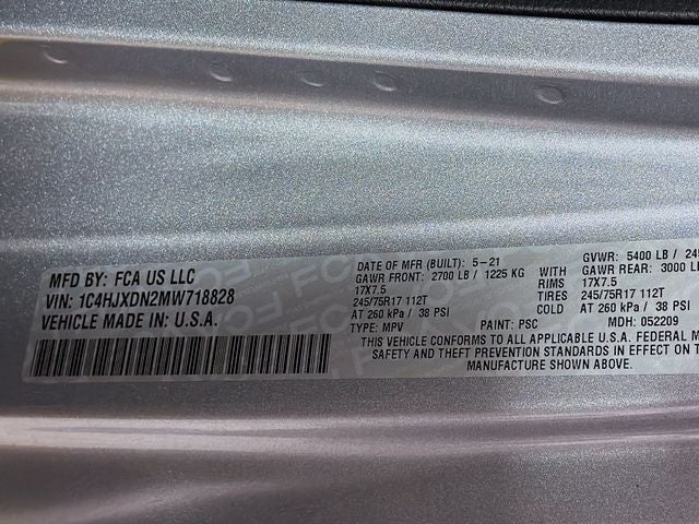 2021 Jeep Wrangler Unlimited Sport