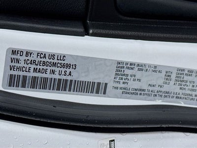 2021 Jeep Grand Cherokee 80th Anniversary Edition