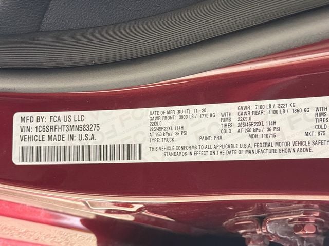 2021 RAM 1500 Limited