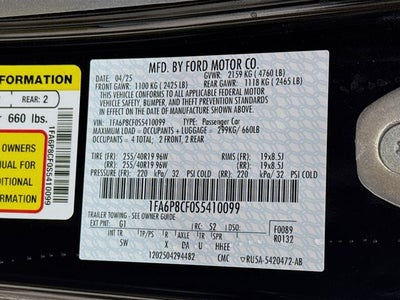 2025 Ford Mustang SPEC LAUNCH 810HP