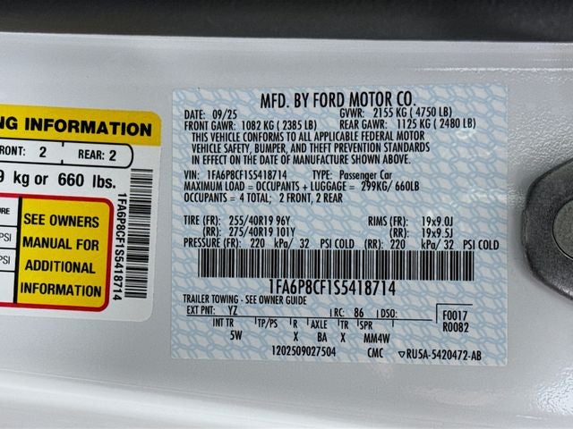 2025 Ford Mustang SHELBY GT 350