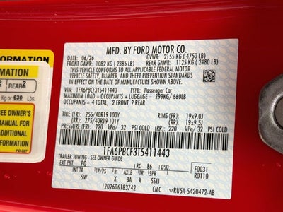 2026 Ford Mustang GT Premium RTR SPEC 3