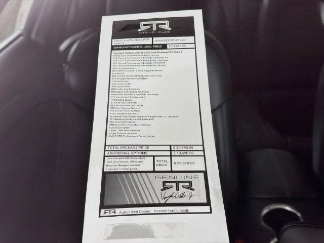 2026 Ford Mustang GT Premium RTR SPEC 3