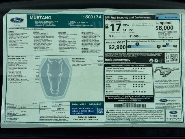 2026 Ford Mustang Dark Horse