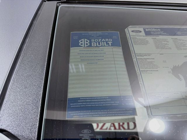 2026 Ford Bronco Base Bozard Built