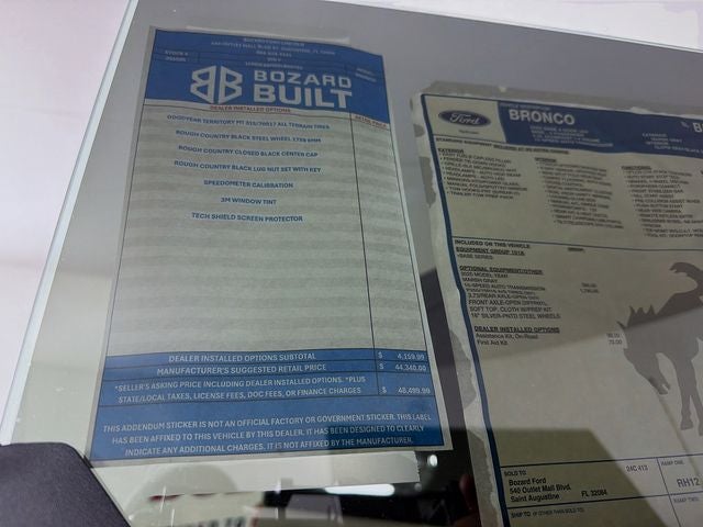 2025 Ford Bronco Base Bozard Built