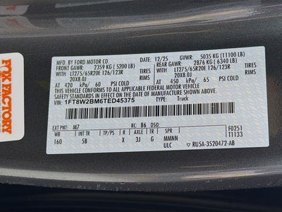 2026 Ford F-250SD Lariat