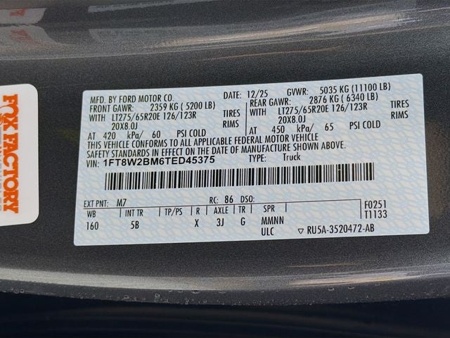 2026 Ford F-250SD Lariat