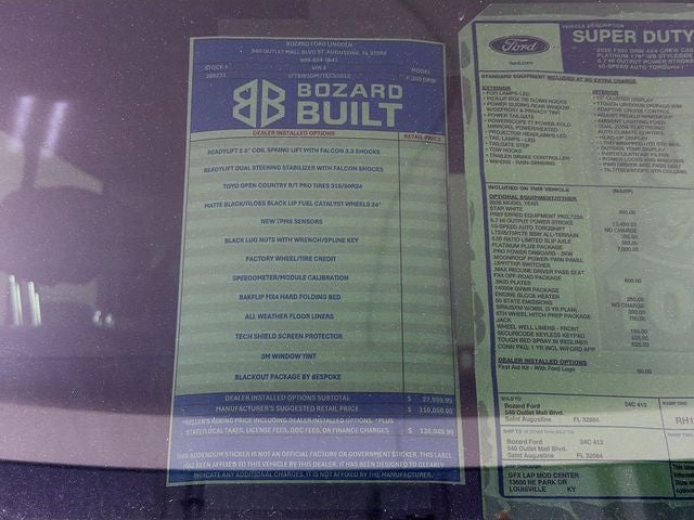 2026 Ford F-350SD Platinum Bozard Built