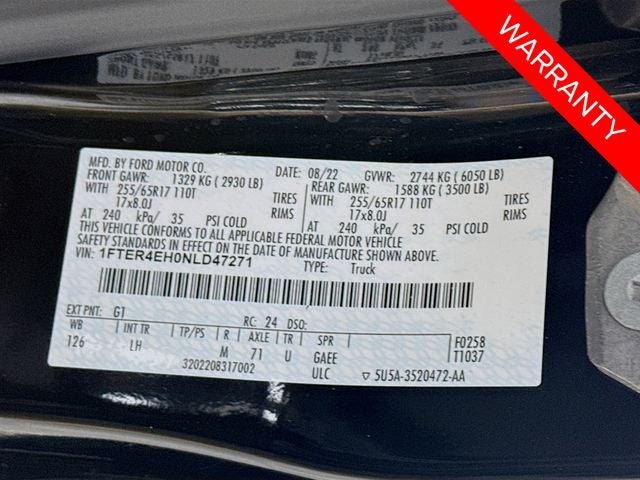 2022 Ford Ranger XLT