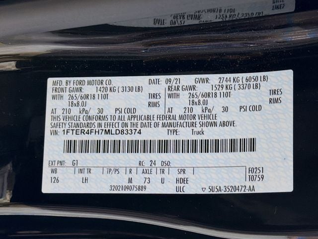 2021 Ford Ranger XLT