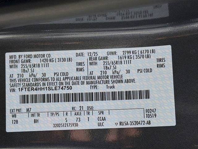 2025 Ford Ranger XLT