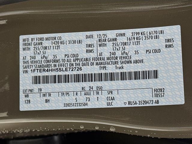 2025 Ford Ranger XLT Bozard Built