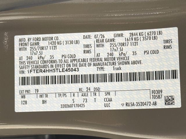 2026 Ford Ranger XLT