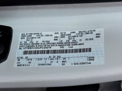 2018 Ford F-150 Lariat