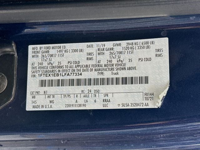 2020 Ford F-150 XL