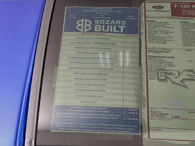 2026 Ford F-150 Raptor Bozard Built