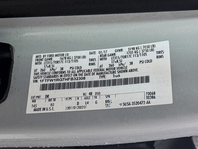 2017 Ford F-150 Raptor