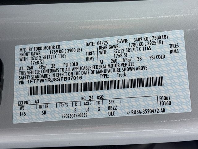 2025 Ford F-150 Raptor R 900HP