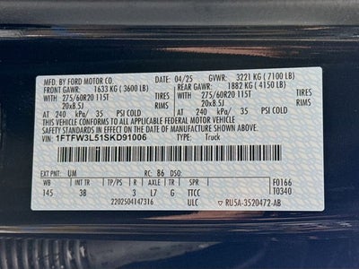 2025 Ford F-150 XLT B.A.T. Spec R