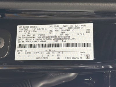 2026 Ford F-150 Tremor