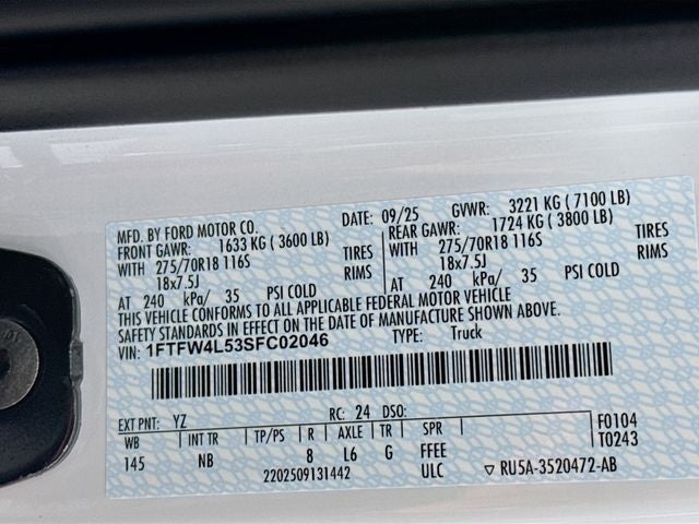 2025 Ford F-150 Tremor