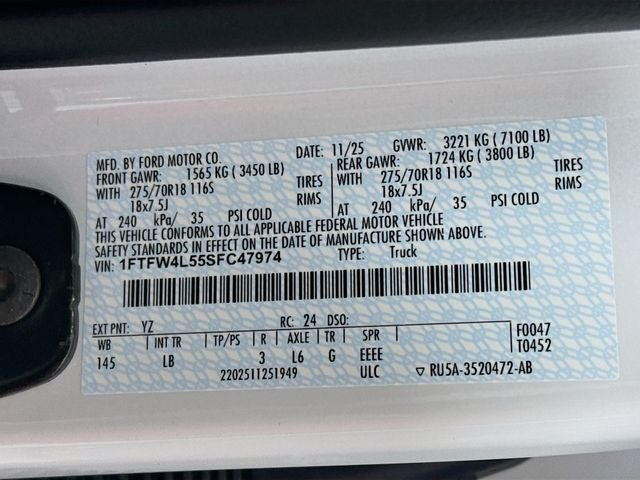 2025 Ford F-150 Tremor