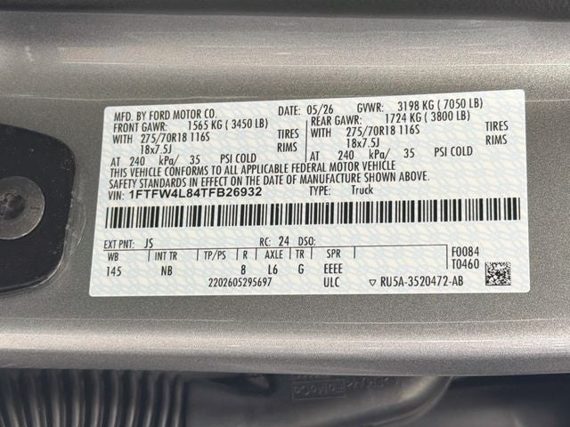 2026 Ford F-150 Tremor