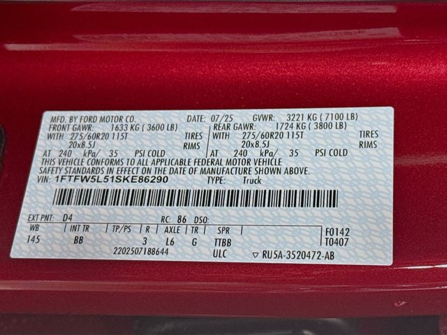 2025 Ford F-150 Lariat