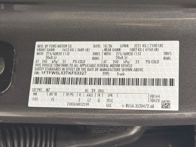 2026 Ford F-150 Lariat