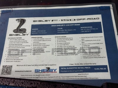 2026 Ford F-150 Lariat Shelby Off-Road