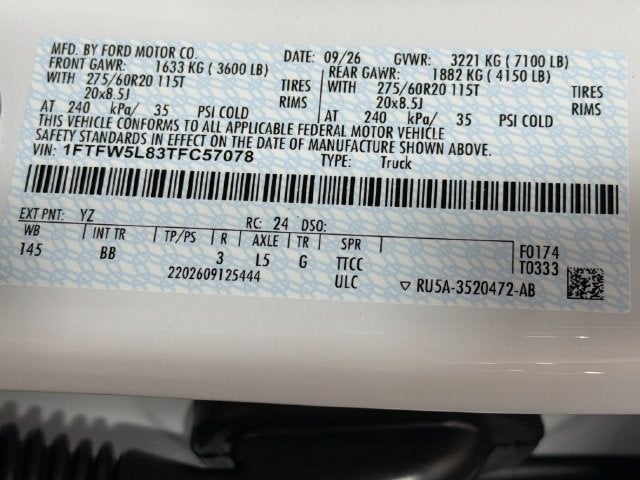 2026 Ford F-150 Lariat