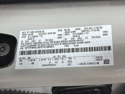 2026 Ford F-150 Lariat