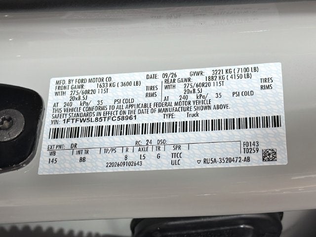 2026 Ford F-150 Lariat