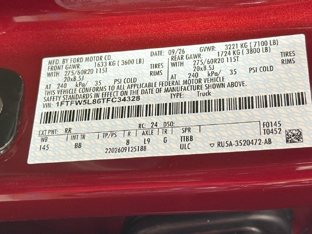 2026 Ford F-150 Lariat