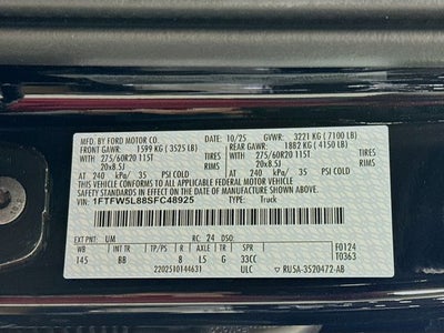 2025 Ford F-150 Lariat Bozard Built