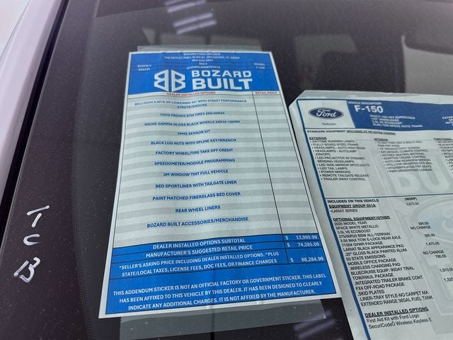 2025 Ford F-150 Lariat Bozard Built