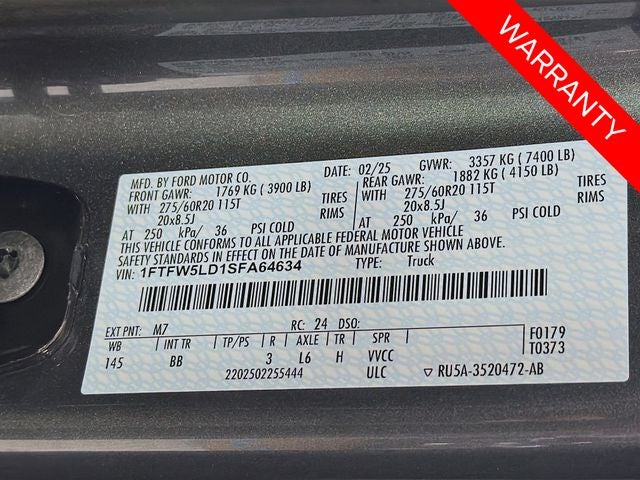 2025 Ford F-150 Lariat