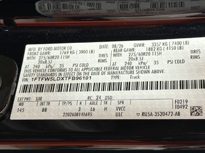 2026 Ford F-150 Lariat