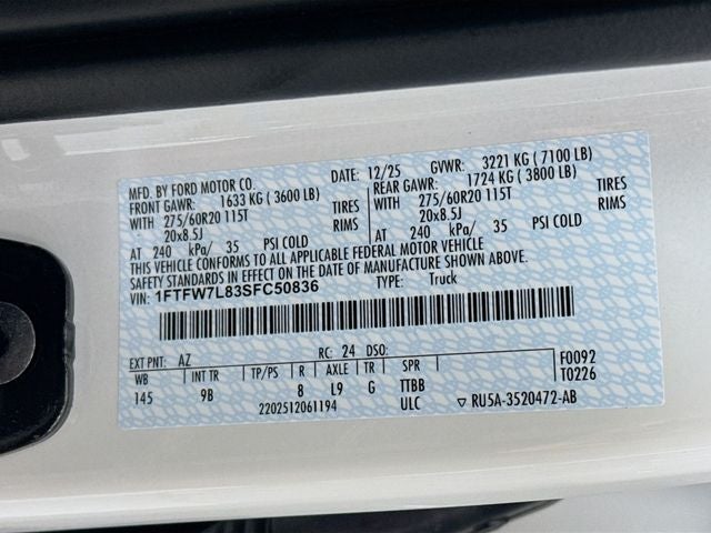 2025 Ford F-150 Platinum