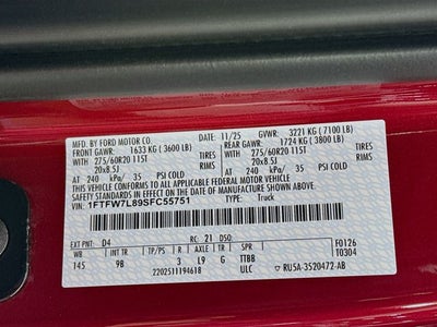 2025 Ford F-150 Platinum Bozard Built