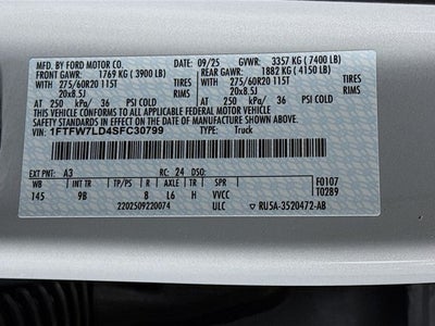 2025 Ford F-150 Platinum Bozard Built