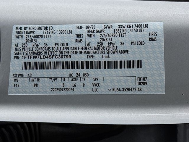 2025 Ford F-150 Platinum Bozard Built