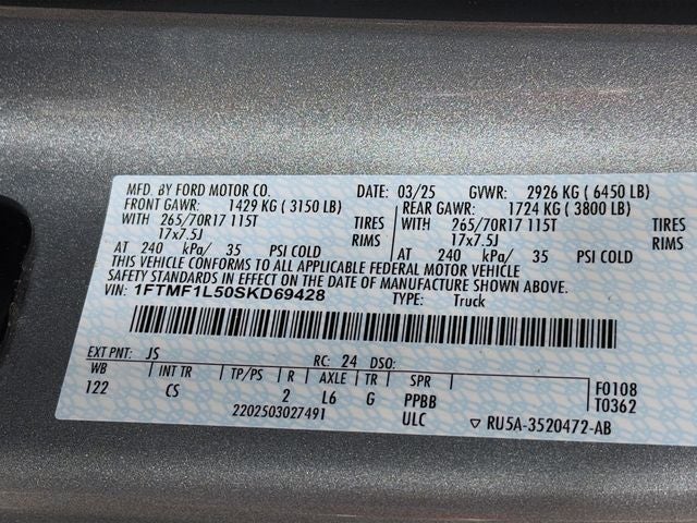 2025 Ford F-150 XL Supercharged