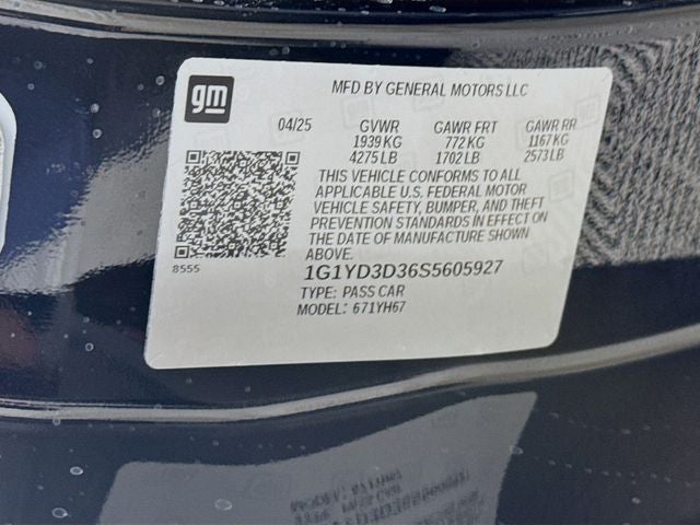 2025 Chevrolet Corvette Z06