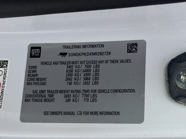 2022 Chevrolet Tahoe Z71
