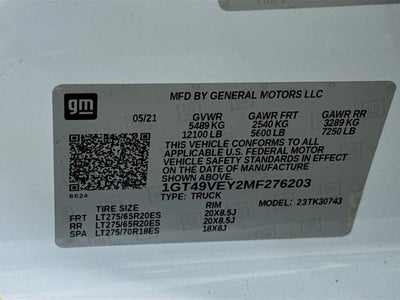 2021 GMC Sierra 3500HD AT4