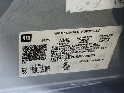 2025 GMC Sierra 2500HD AT4X