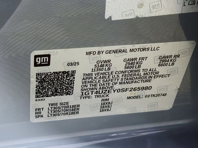 2025 GMC Sierra 2500HD AT4X